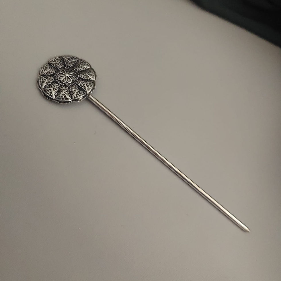 GAVY Oxidised Hair Bun Stick