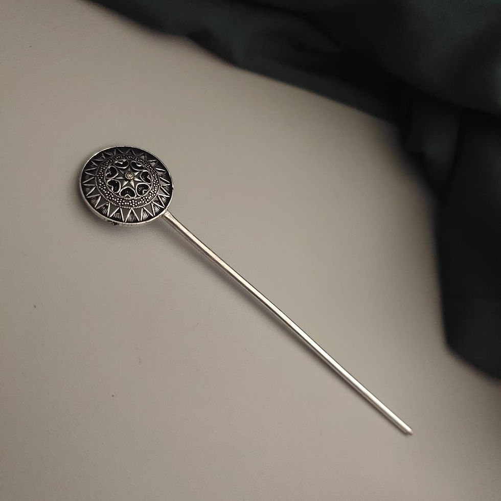 JANYA Oxidised Hair Bun Stick