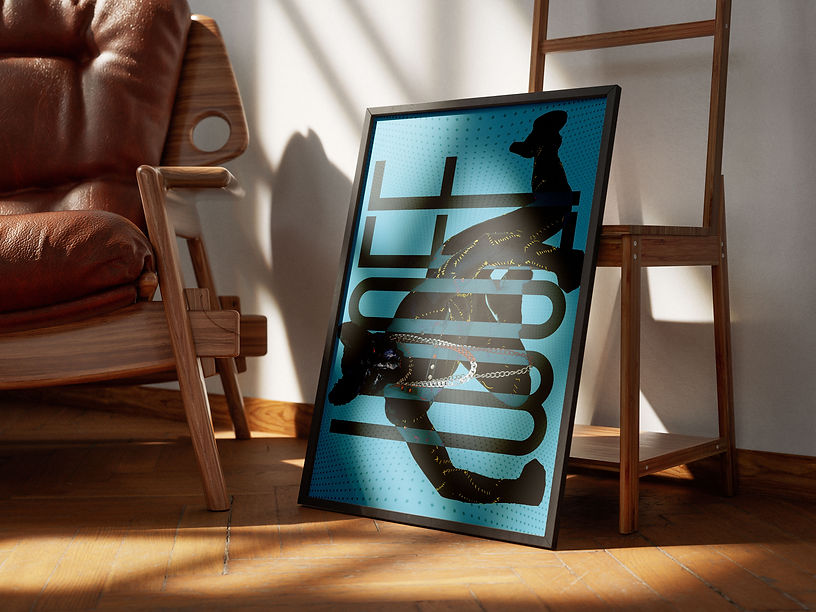 Art Print Mockup Woef