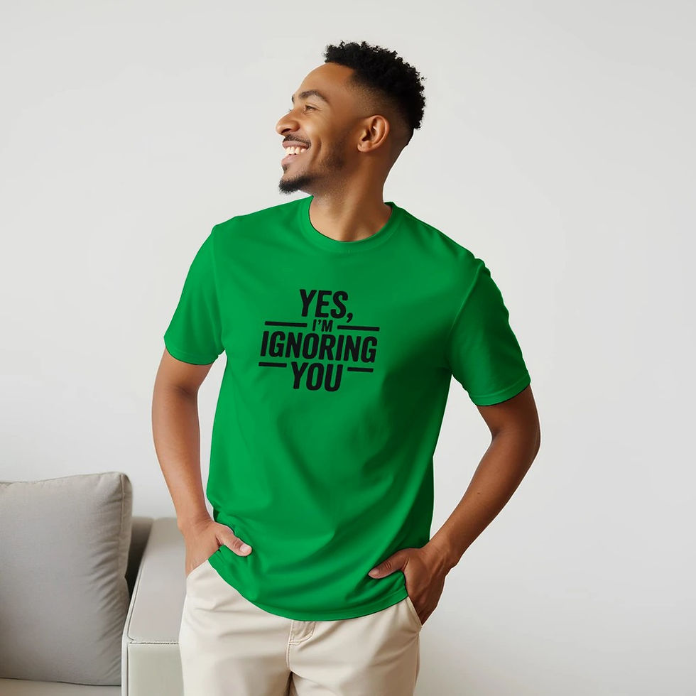 Thumbnail: Yes, I'm ignoring you funny Bold and Sarcastic Attitude T-Shirt