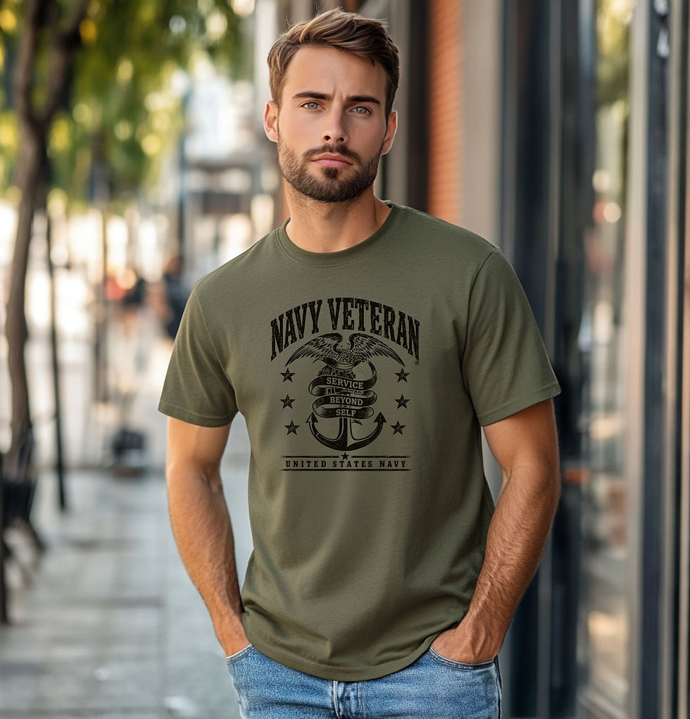 Thumbnail: Navy Veteran – Service Beyond Self T-Shirt
