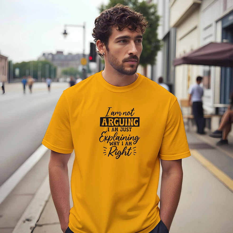 Thumbnail: Funny Sarcastic T-Shirt “I’m Not Arguing I’m Just Explaining Why I’m Right”