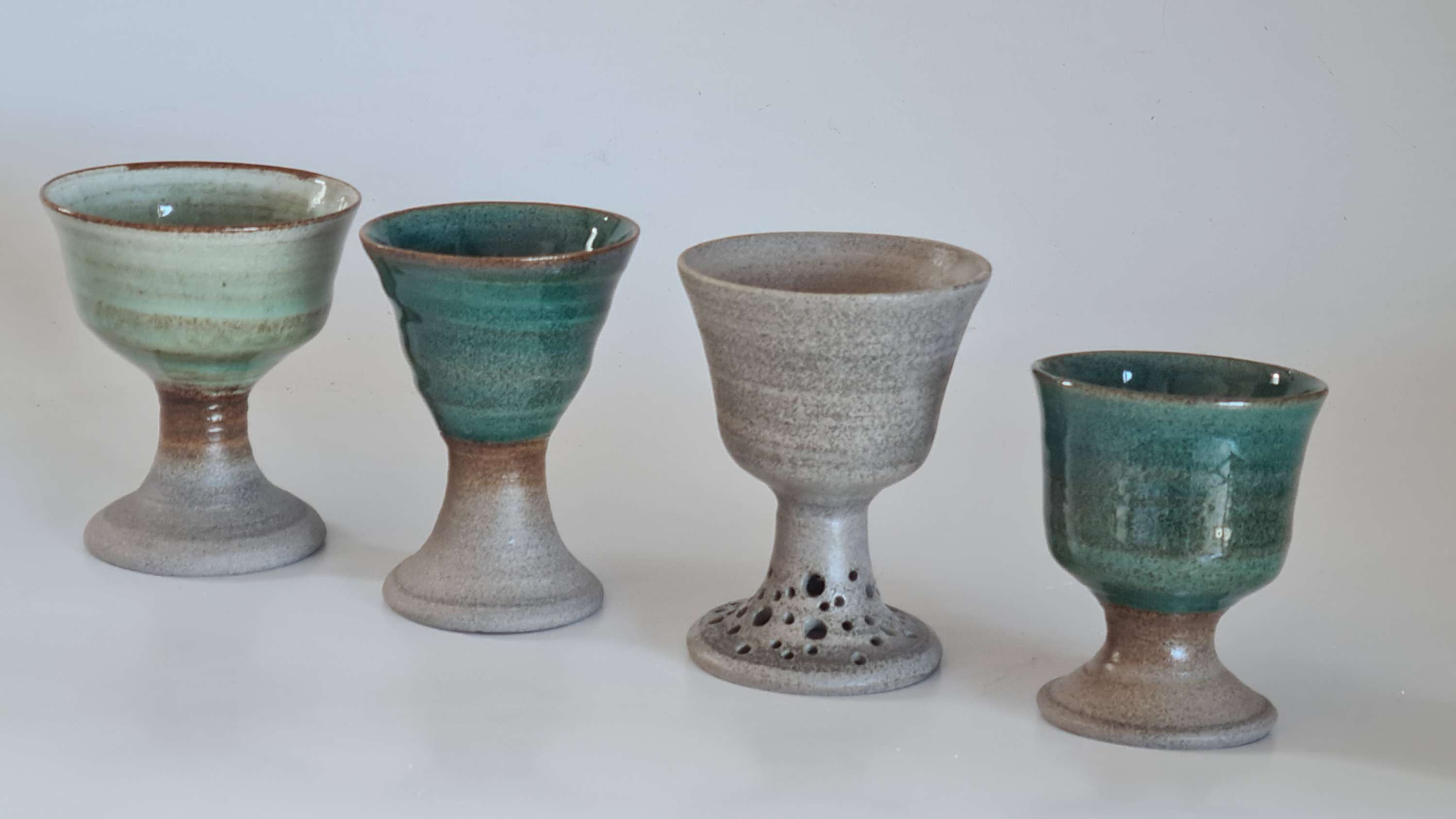 כוסות יין מקרמיקה בעבודת יד לאוהבים יין סטייל ואומנות