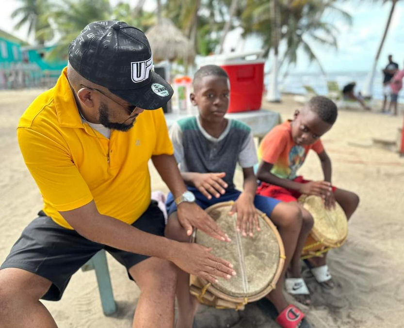 Garifuna Drums in Hopkins Village