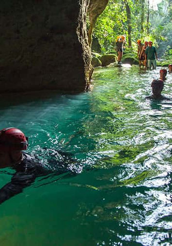 ATM Cave adventure tour in Belize with Mayan relics and cave exploration
