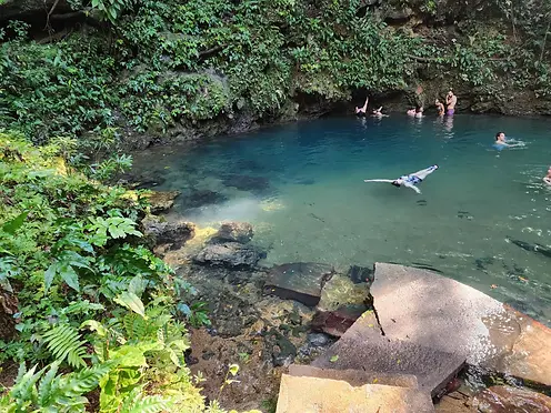 swimming at Blue Hole National Park.webp