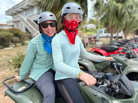 ATV ride and waterfall tour in Belize