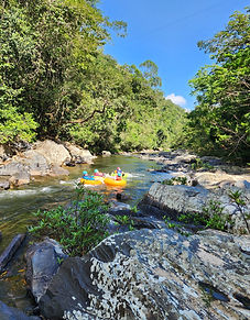 River tubing tour in Belize