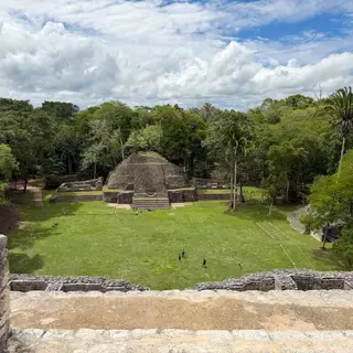 View from the top of Caana over the Chiquibul rainforest, Caracol, Belize