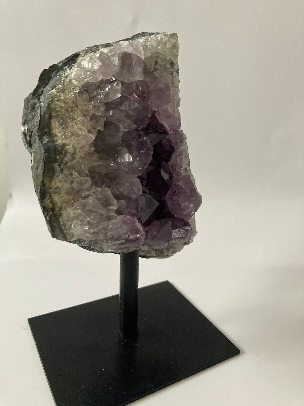 Thumbnail: Amethyst Cluster On Display Stand 