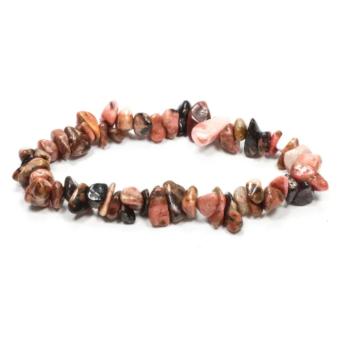 Rhodonite Chip Bracelet