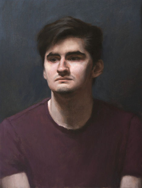 portrait, oil, painting