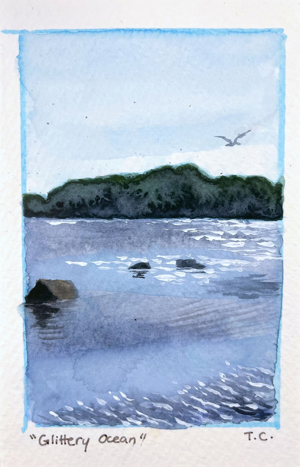 "Glittery Ocean"