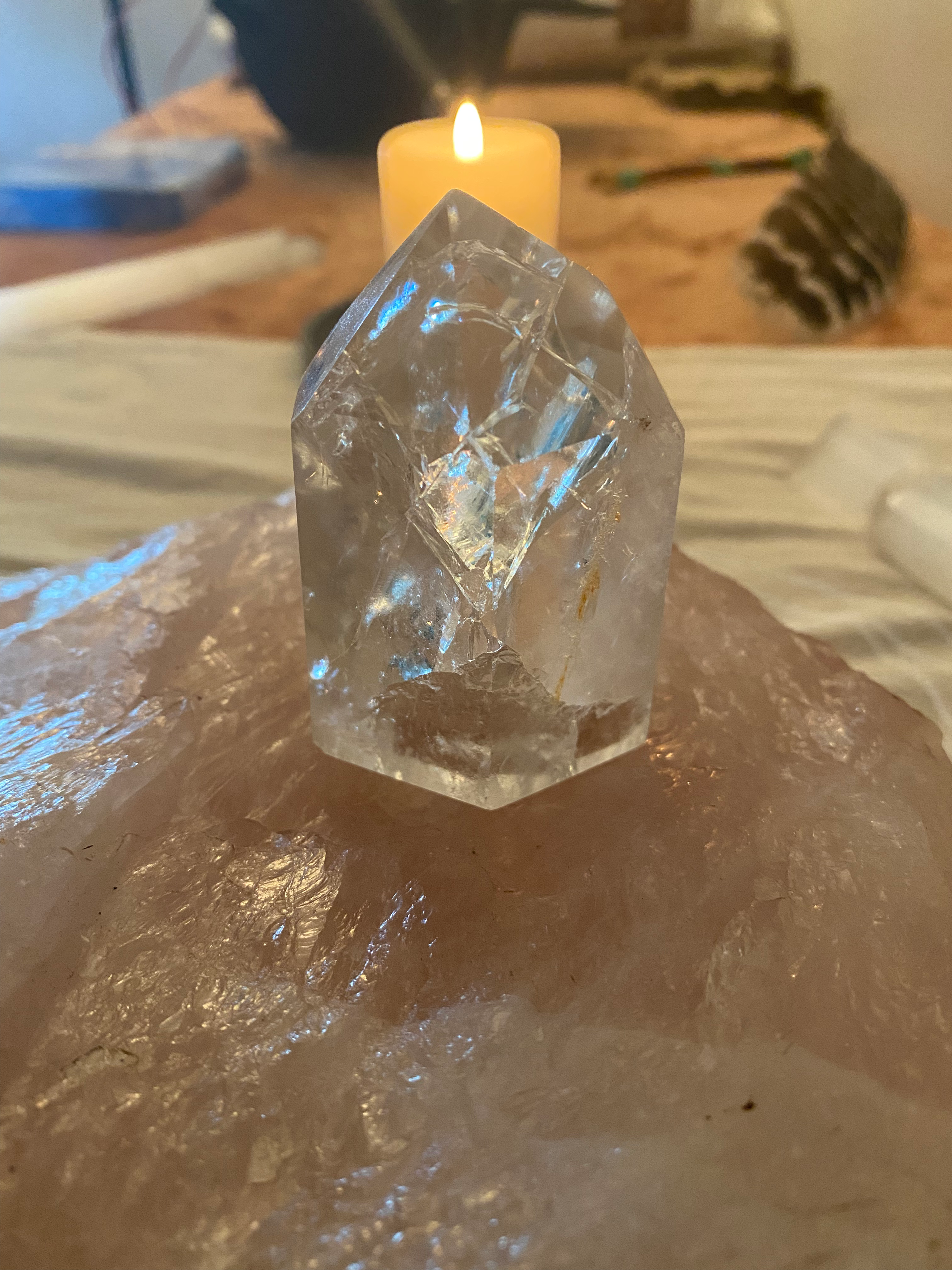 Powerful Clear quartz towers❤️