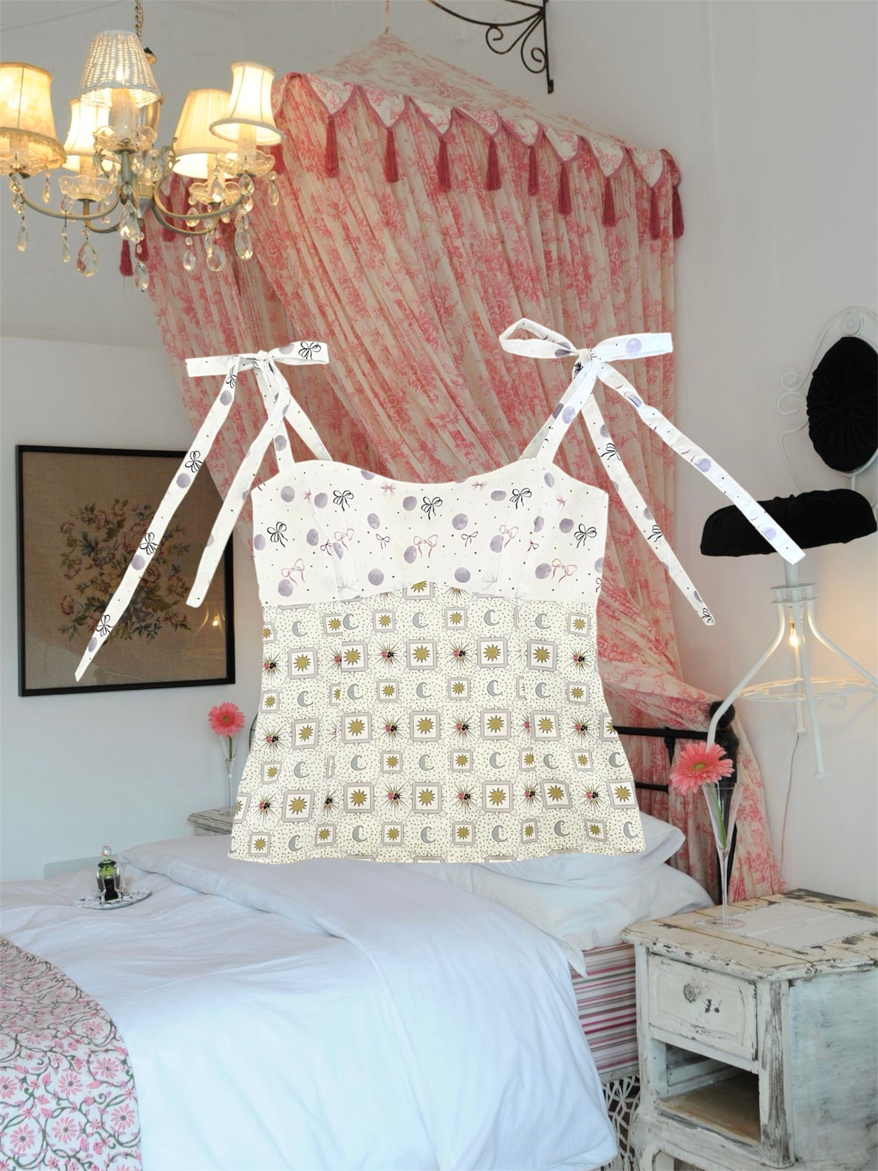 “Bowtiful” & "Sweetmystia Luna & Sol" Sweetheart top