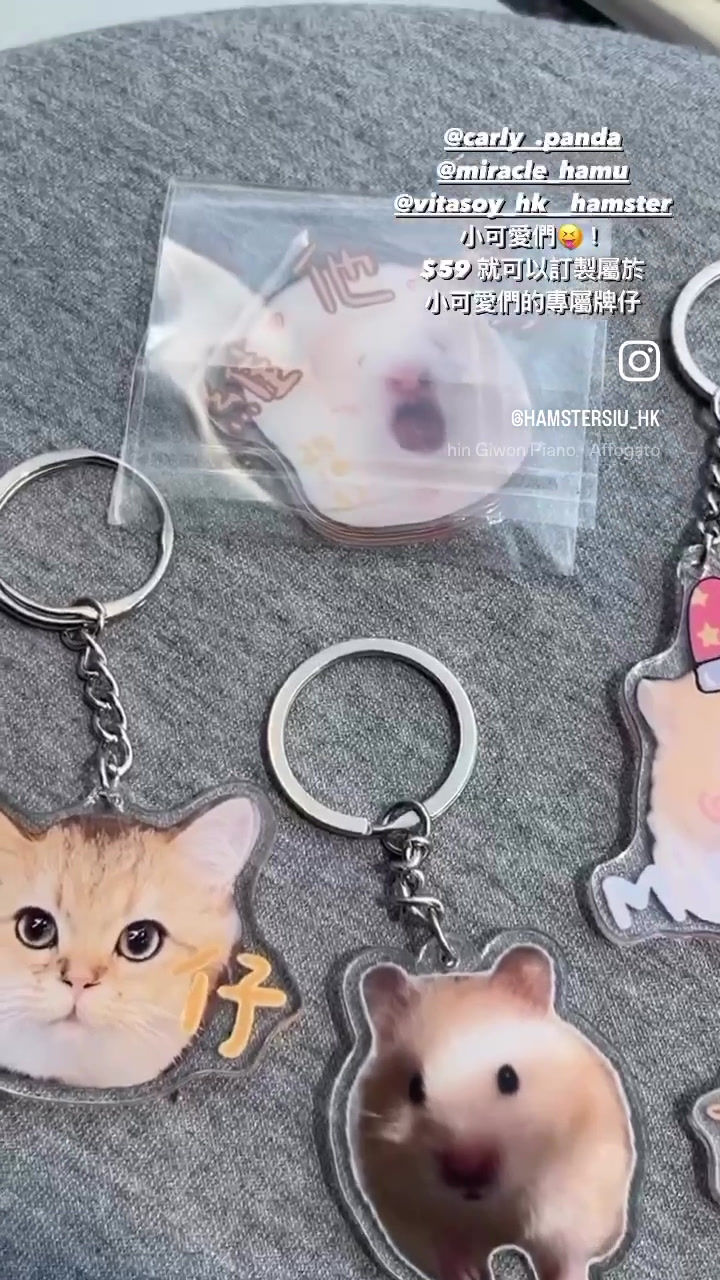 縮圖：訂製寵物鎖匙扣