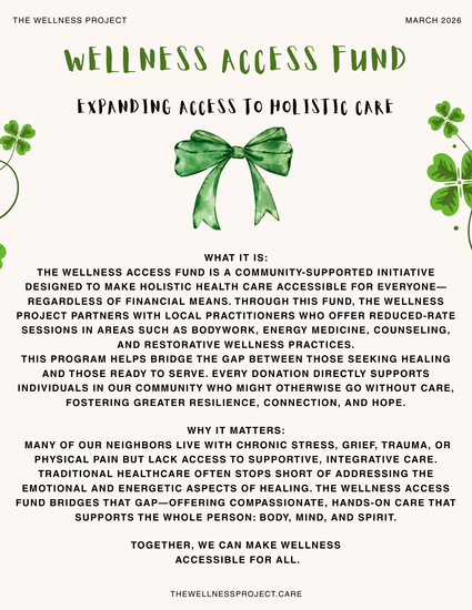 3 The Wellness Project Newsletter March 2026