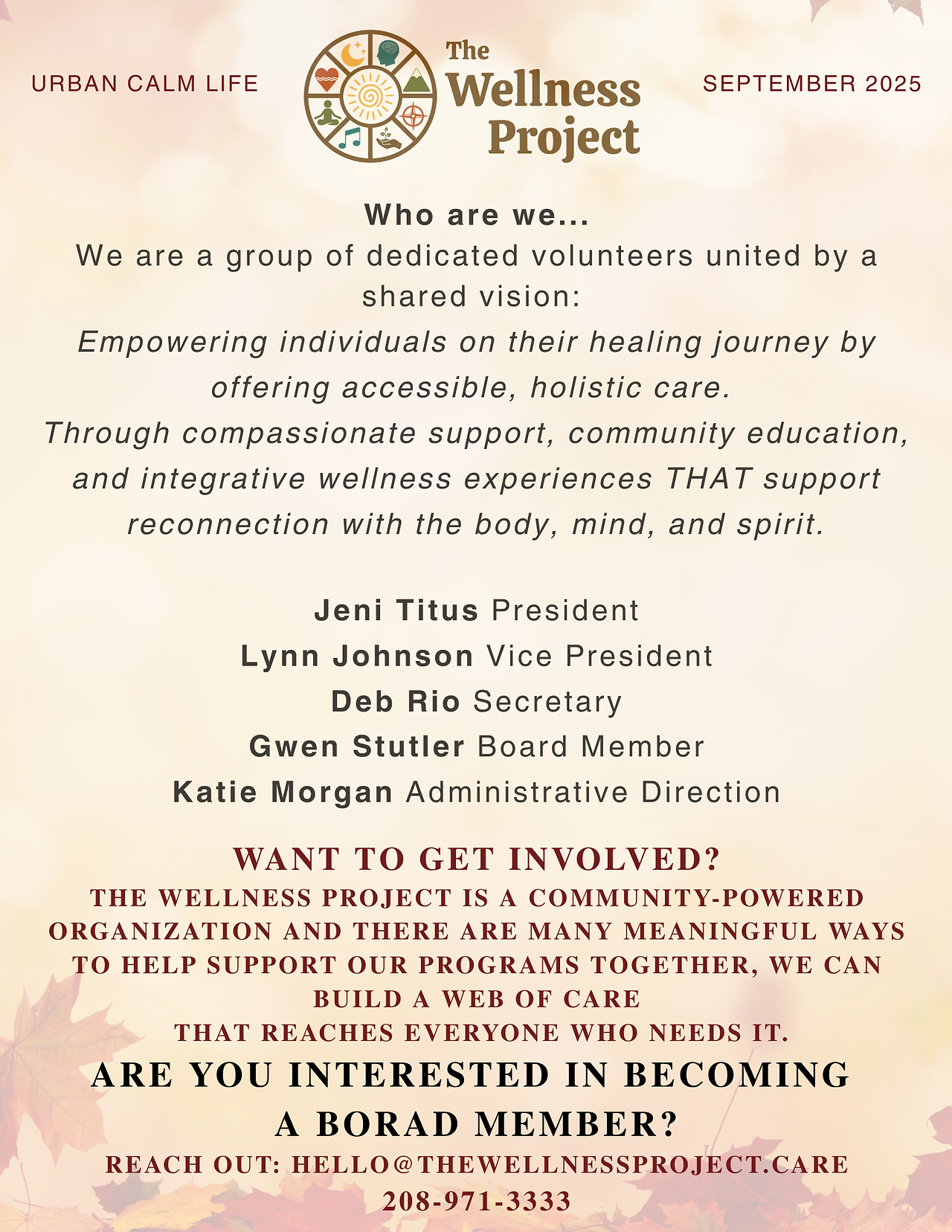 The Wellness Project Non-Profit: who we are