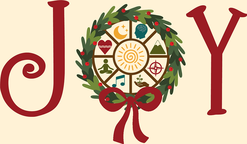 wellness project logo surrounded by joy