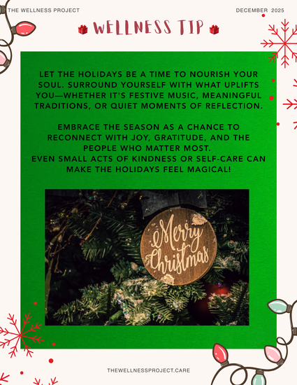 The Wellness Project December Newsletter page 8