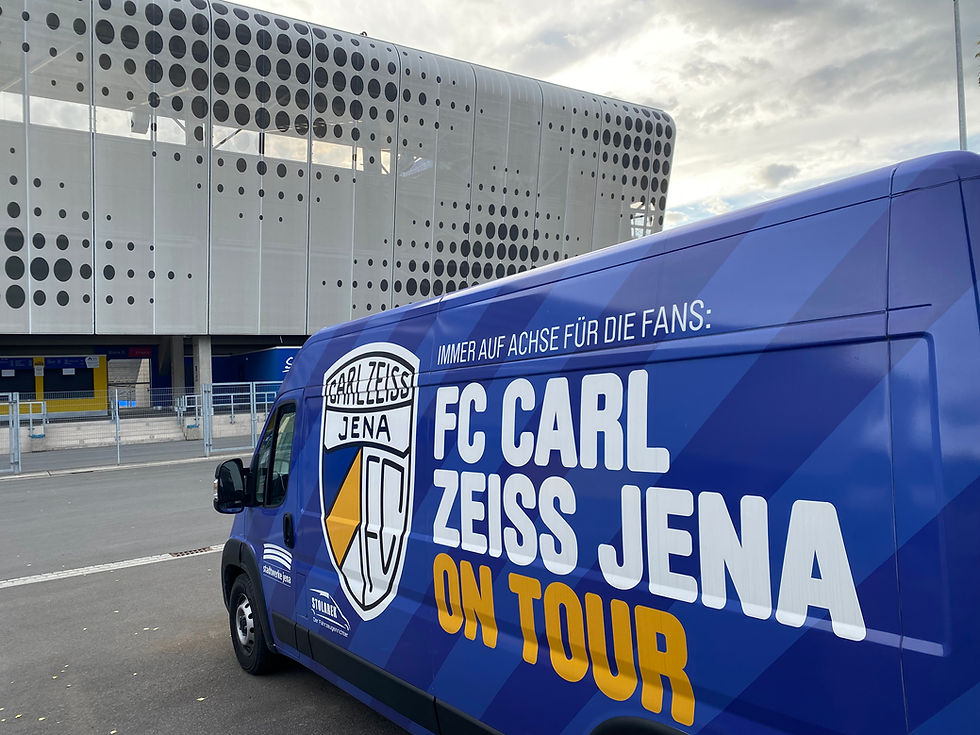 FC Carl Zeiss Jena On Tour Bus
