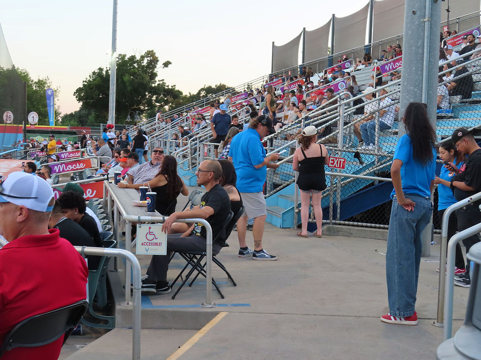 Modern Woodmen Field First Baseline Seats, Photo by Meg Minard, Stadium Journey