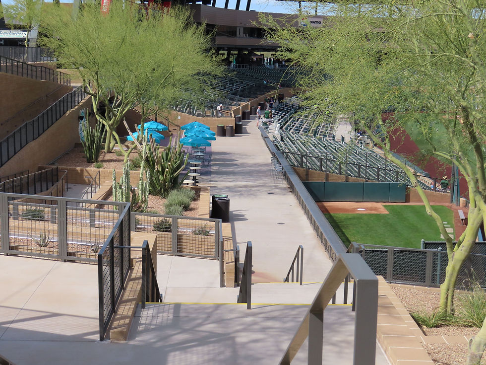 First Baseline and View into Bullpen, Photo by Meg Minard, Stadium Journey