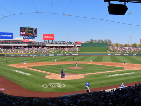 Sloan Park Behind Home Plate View