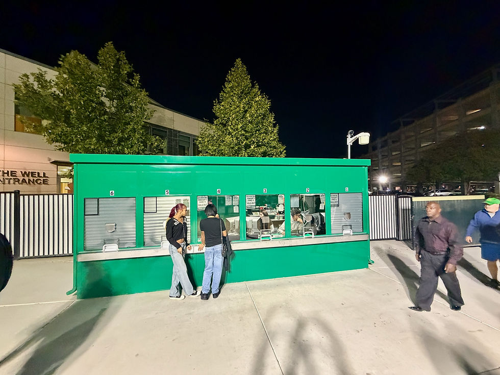Hornet Pavilion Ticket Booth, Photo by Ben Alkaly, Stadium Journey