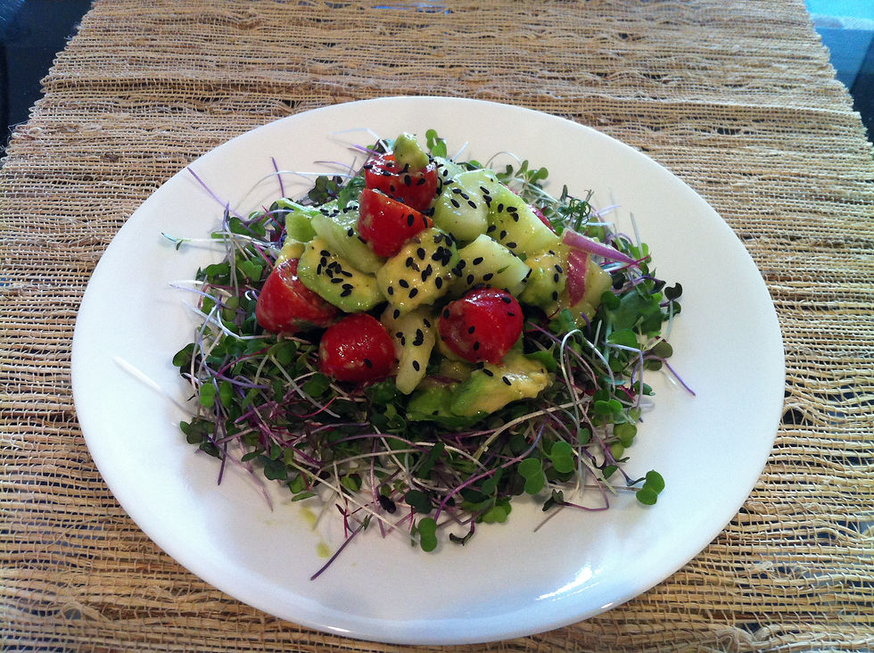 Simple Mixed Micro Salad