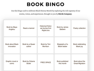 Fill the Board: Black History Month Bingo