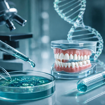 Modelo dental y análisis microbiológico para diagnóstico avanzado en odontología. Genetica en odontologia