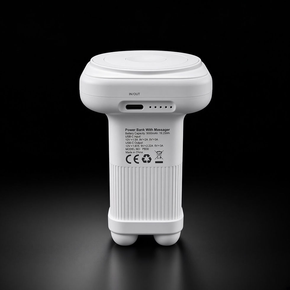Thumbnail: PWB-30 - Power Bank Wireless Charger & Massager