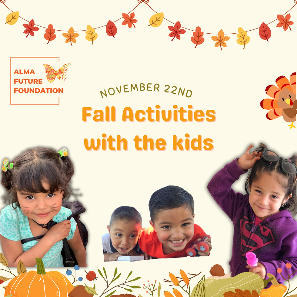 November 22nd - Fall Activities with the Kids