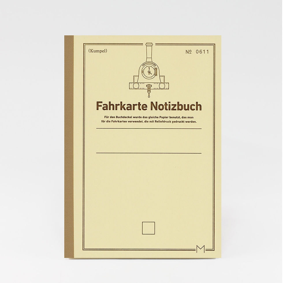 サムネイル： Fahrkarte Notizbuch