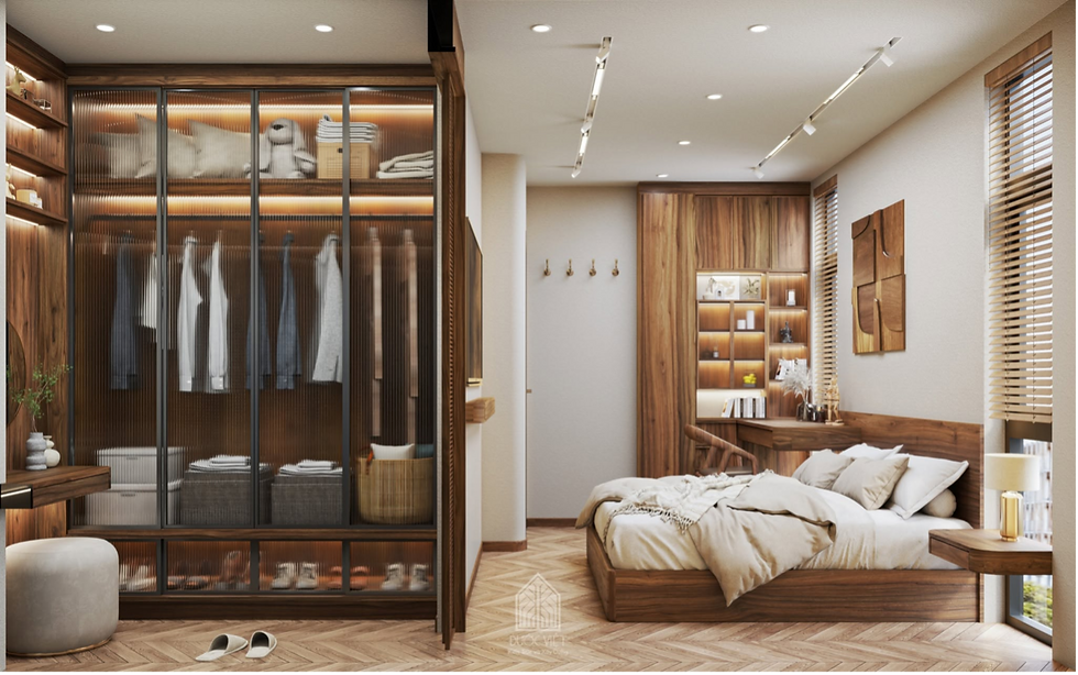 Căn hộ dịch vụ 2 - B1 được thực hiện bởi Đước Việt