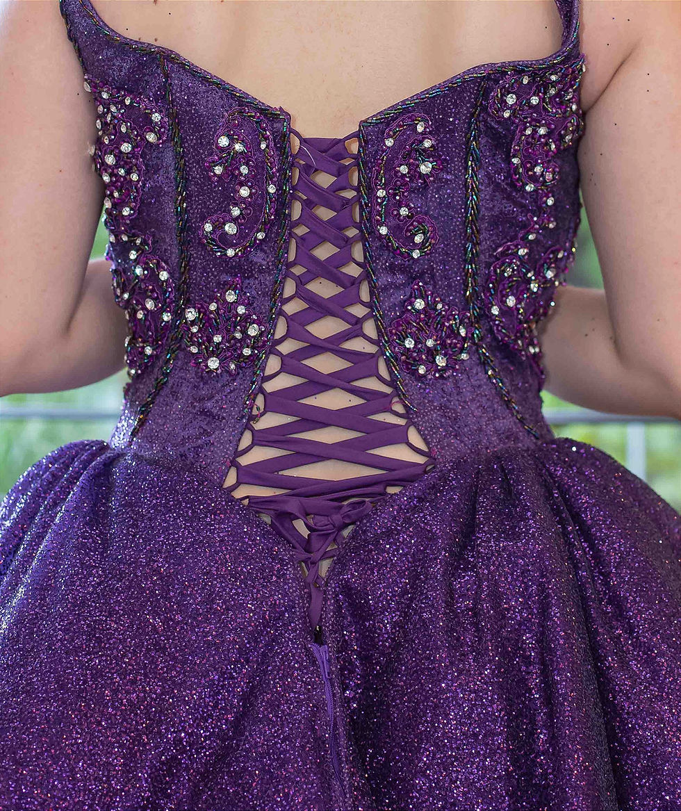 Miniatura: Vestido longo roxo Debutante Keira