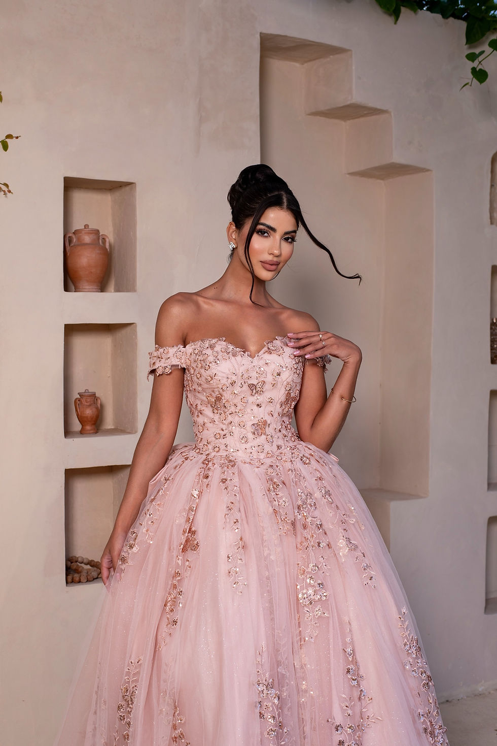 Miniatura: Vestido de Debutante Princesa Malu Rosa