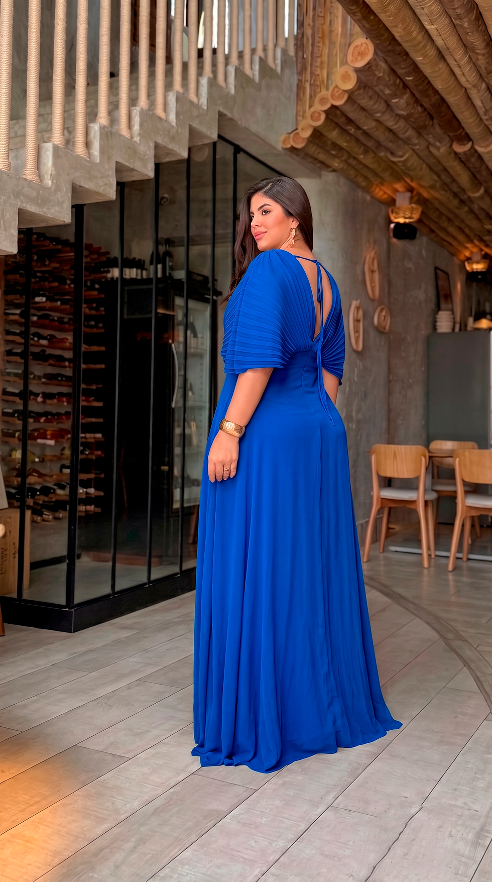 Miniatura: Vestido de Festa Brigida Azul Royal