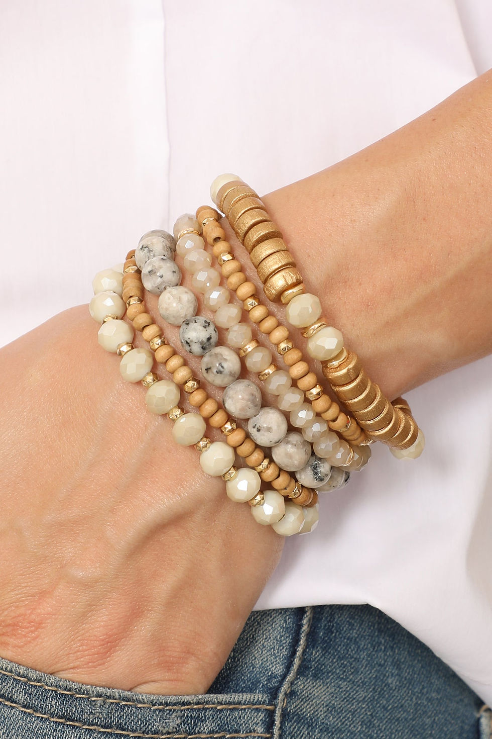 Thumbnail: Mix Stackable Charm Bracelet