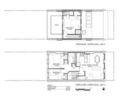 ST JAMES PLANS 3RD & PENTHOUSE FLOORS