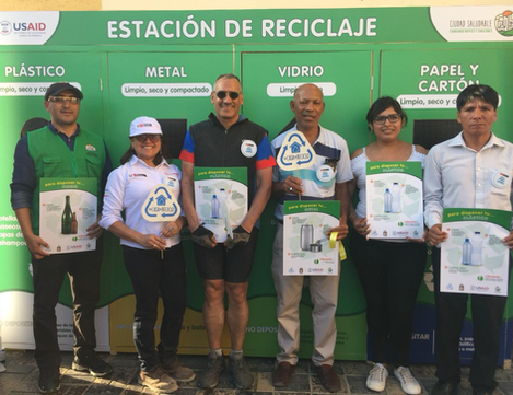 Primera estación de reciclaje en El Carmen, Ica