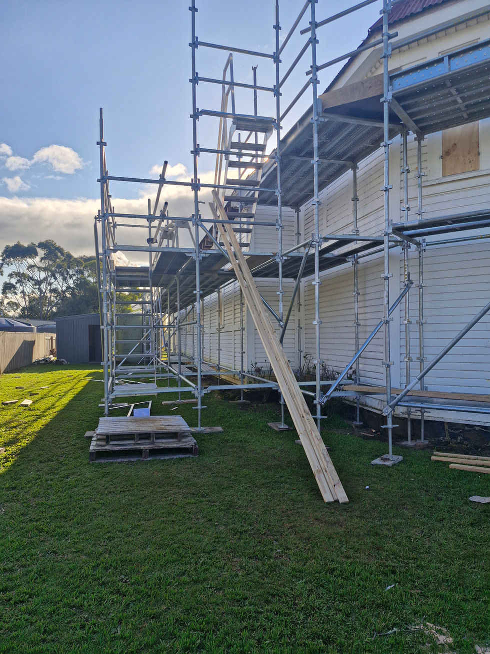 CH Scaffold church forest