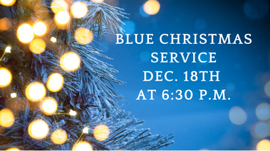 Blue Christmas Service Invite