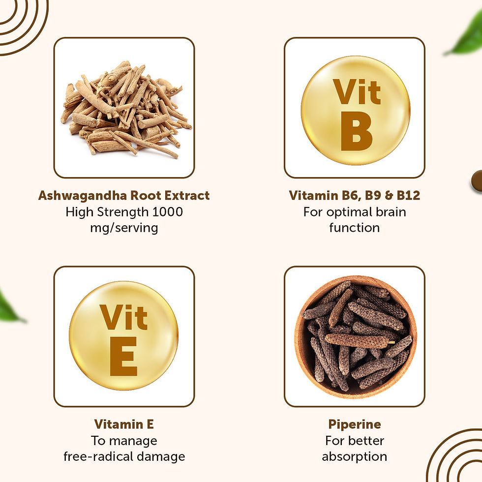 Miniature : Ashwagandha (alternative magnésium )- stress/anxiété/vitalité/sommeil