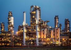 oil + gas refinery