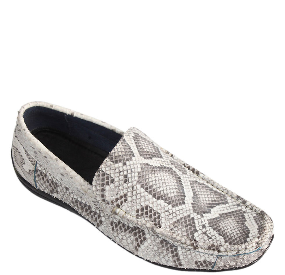 サムネイル： パイソンレザー ローファー T857a