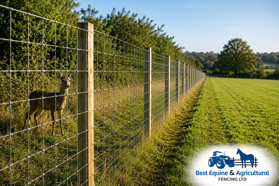Deer fencing in Essex : Best choices for keeping deer off your land