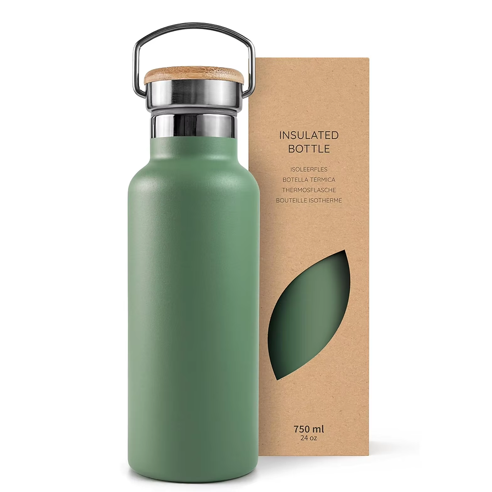Thumbnail: Eco Thermal Stainless Steel Vacuum Bottle Personalized  500 ml 750 ml 1000 ml