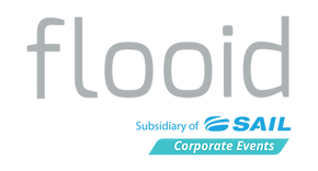 Corporate event staging and entertainment produced by Flooid, a SAIL Group division